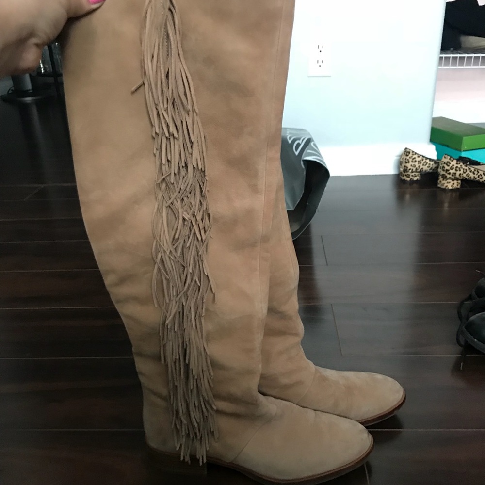Sam Edelman fringe boots